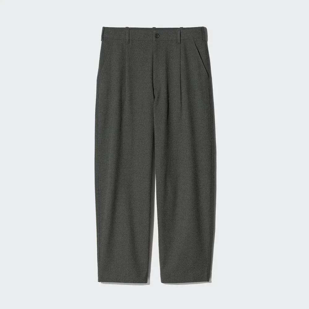 UniQlo Tuck Relax Wide Pants 487220 Japan best brand