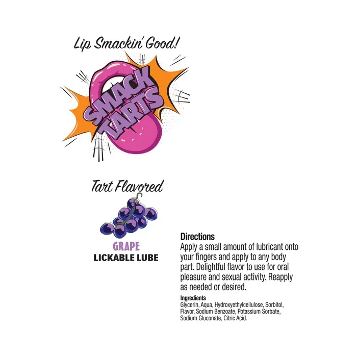 SMACK Tarts Lickable Lube - Sour Grape