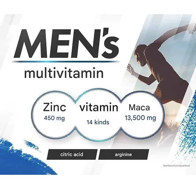 AMBiQUE Men's Multivitamin with Zinc, Maca, and Arginine 120 tablet