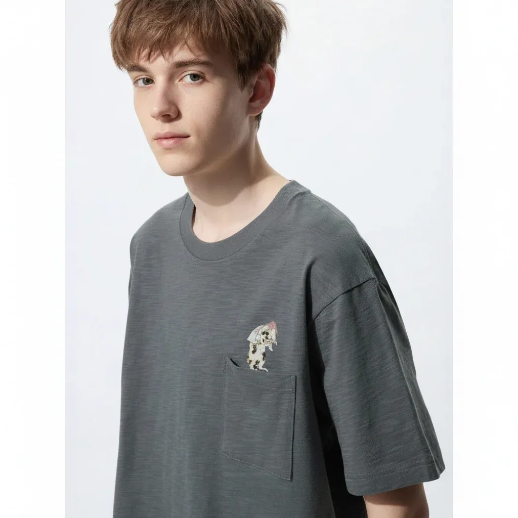 UniQlo Ukiyo-e Black UT 486146 Japan best brand