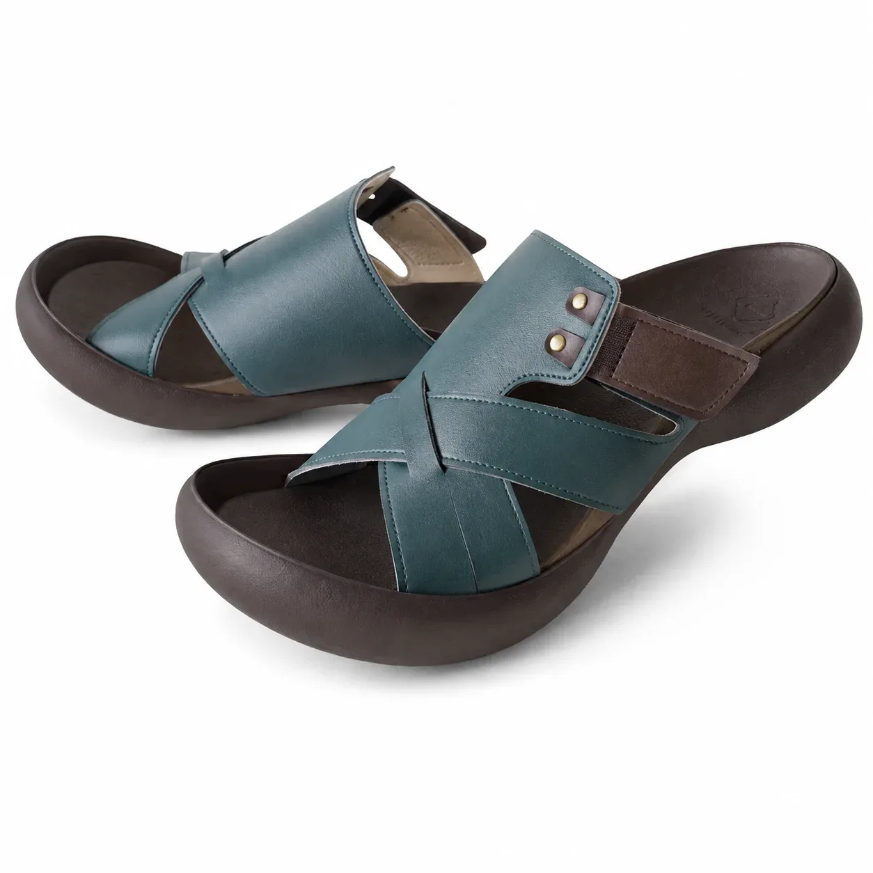 RegettaCanoe Men's Cross-Strap Sandals - CJFD-5367