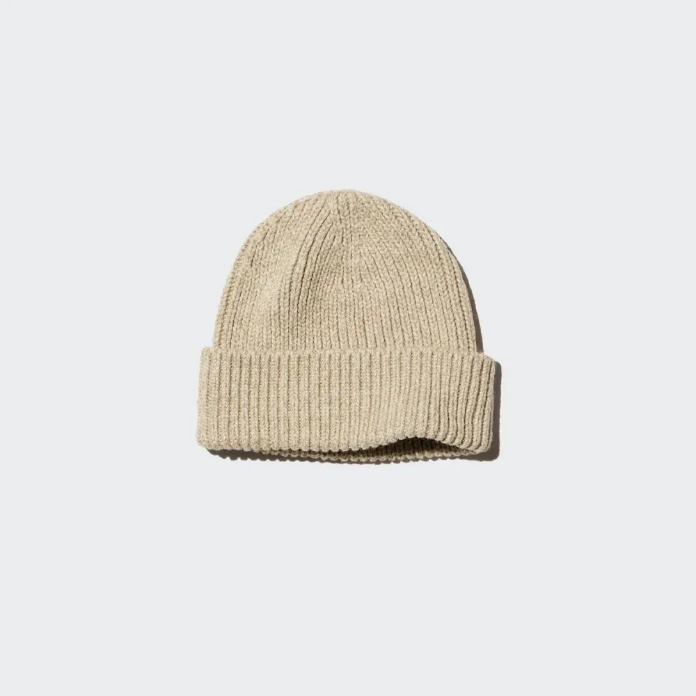 UniQlo Heattech Rib Beanie 486191 Japan best brand