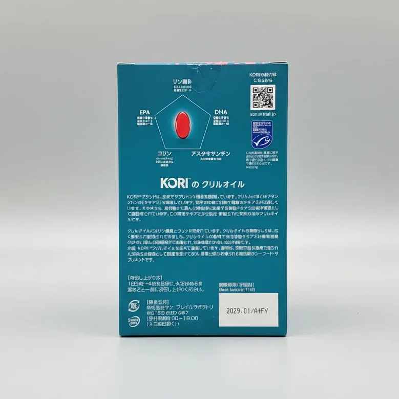 KORI Krill Oil Omega-3 Supplement (152 Softgels)