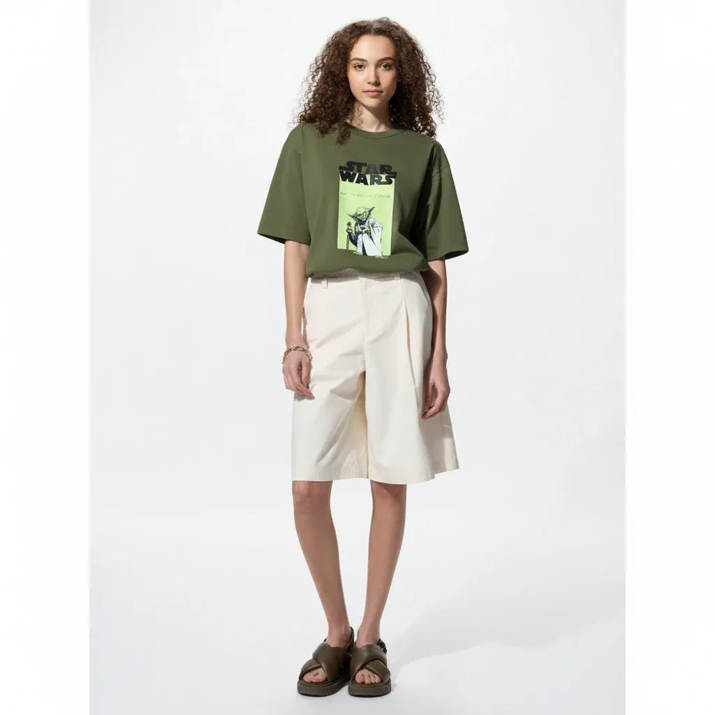 UniQlo Magic for All Icons UT Relax Fit T-Shirt – Star Wars Yoda 487466 Japan best brand