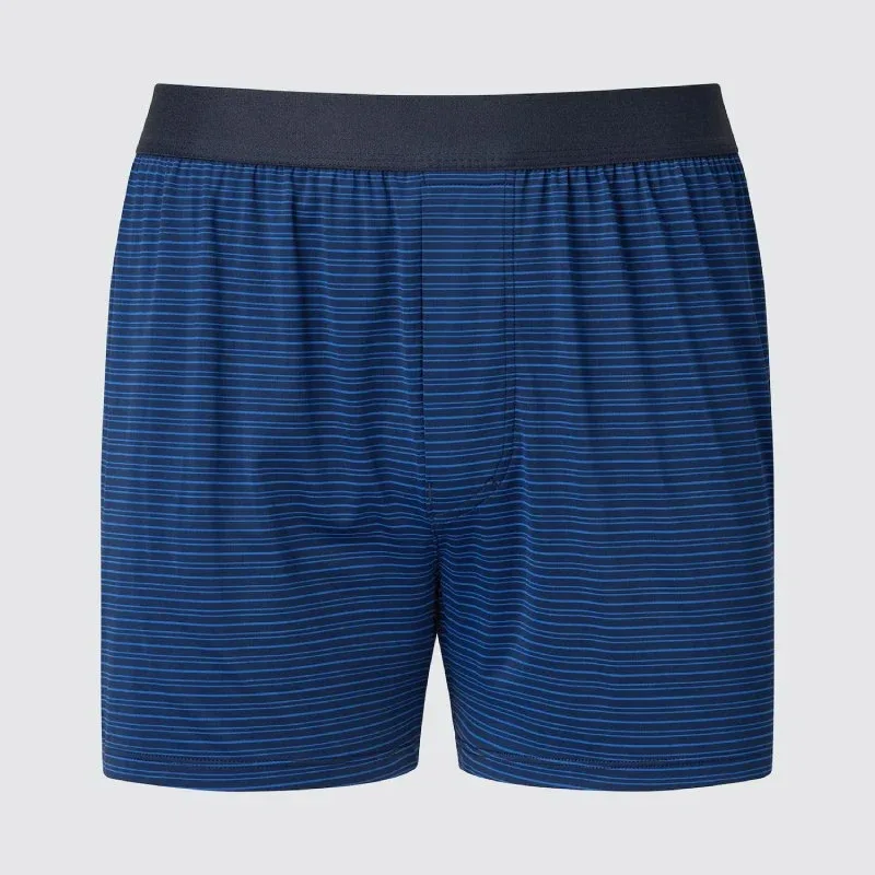 UniQlo AIRism Border Trunks (Front Opening) 478798 Japan best brand