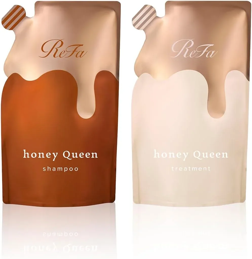 ReFa Honey Queen Shampoo + Treatment Refill (450+450ml)– Choose Your Option