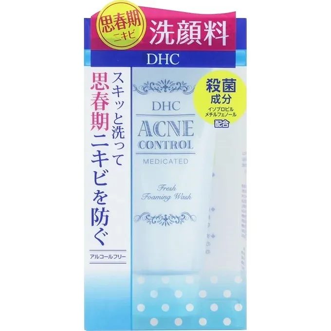 DHC Medicated Acne Control Fresh Foaming Wash, 4.6 oz (130 g)
