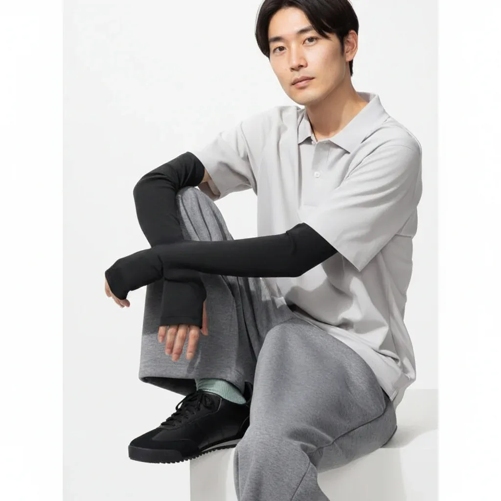 UniQlo UV Cut Ribbed Arm Covers 482086 Japan Best Brand