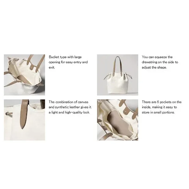 UniQlo Canvas Tote Bag 485677 Japan best brand