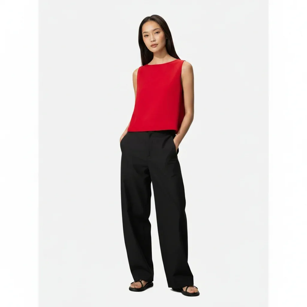 UniQlo Jersey Barrel-Leg Pants 475344/483722 Japan best brand