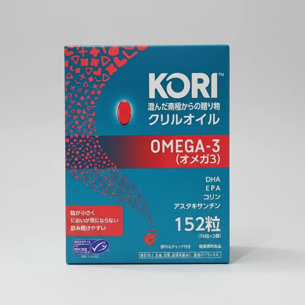 KORI Krill Oil Omega-3 Supplement (152 Softgels)