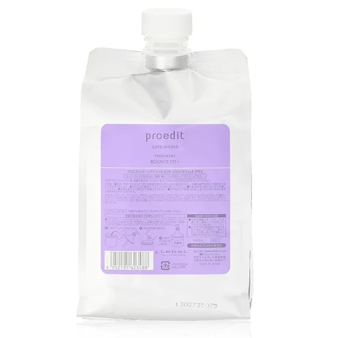 Proedit Bounce Fit Shampoo 1000ml / Bounce Fit Plus Treatment 1000ml (Choose Your Option)– Lebel