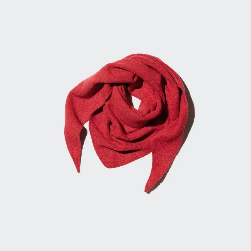 UniQlo Soufflé Yarn Triangle Scarf 489162 Japan best brand