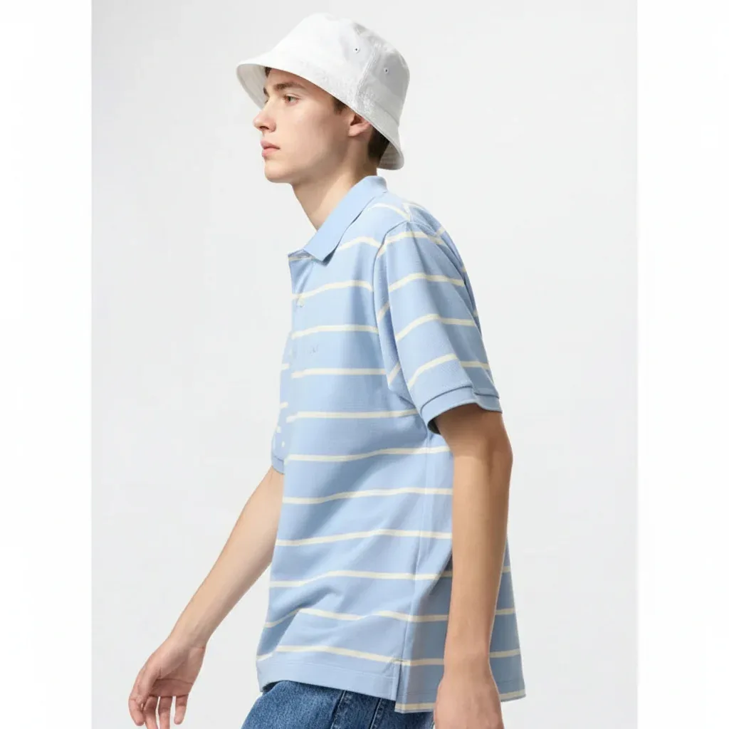 UniQlo Dry Kanoko Striped Polo Shirt 485565 (JW A) Japan best brand