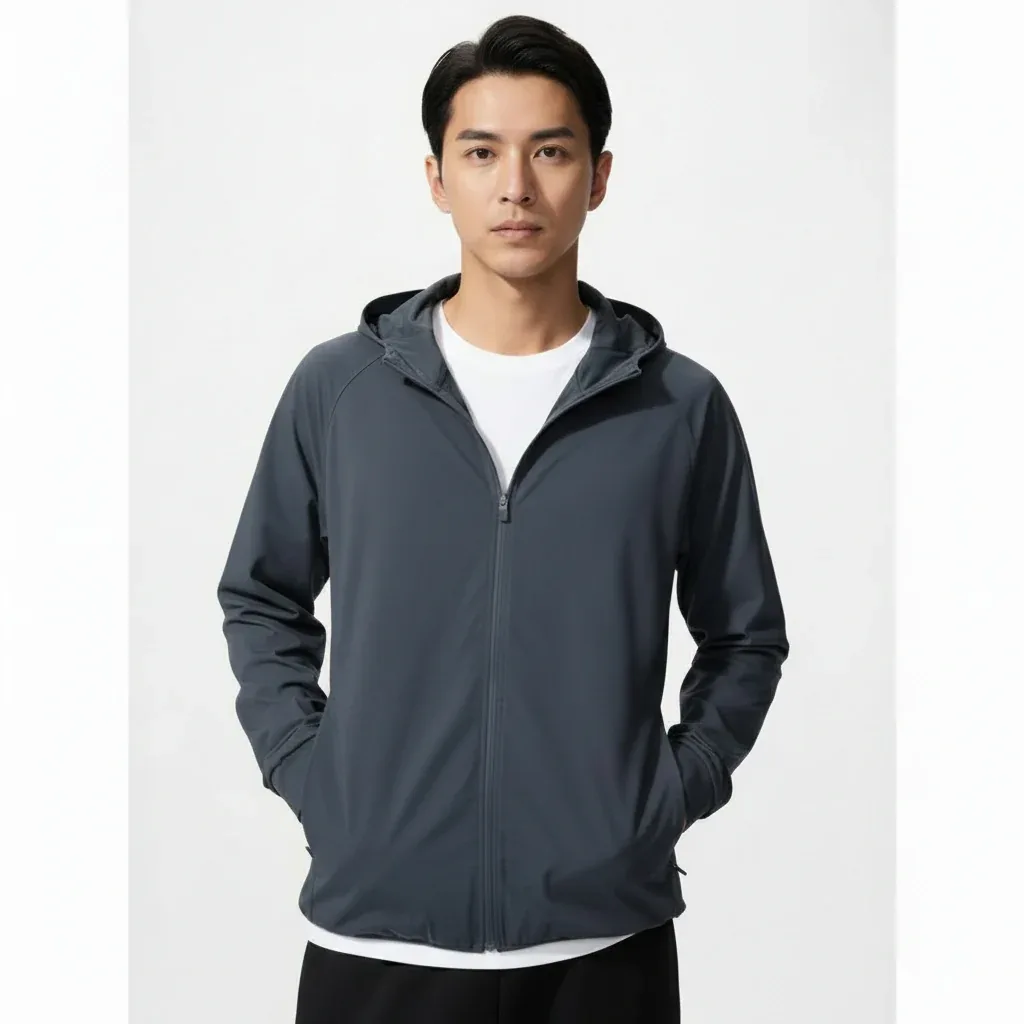 UniQlo Ultra Stretch Dry EX Full Zip Parka 475387 Japan best brand