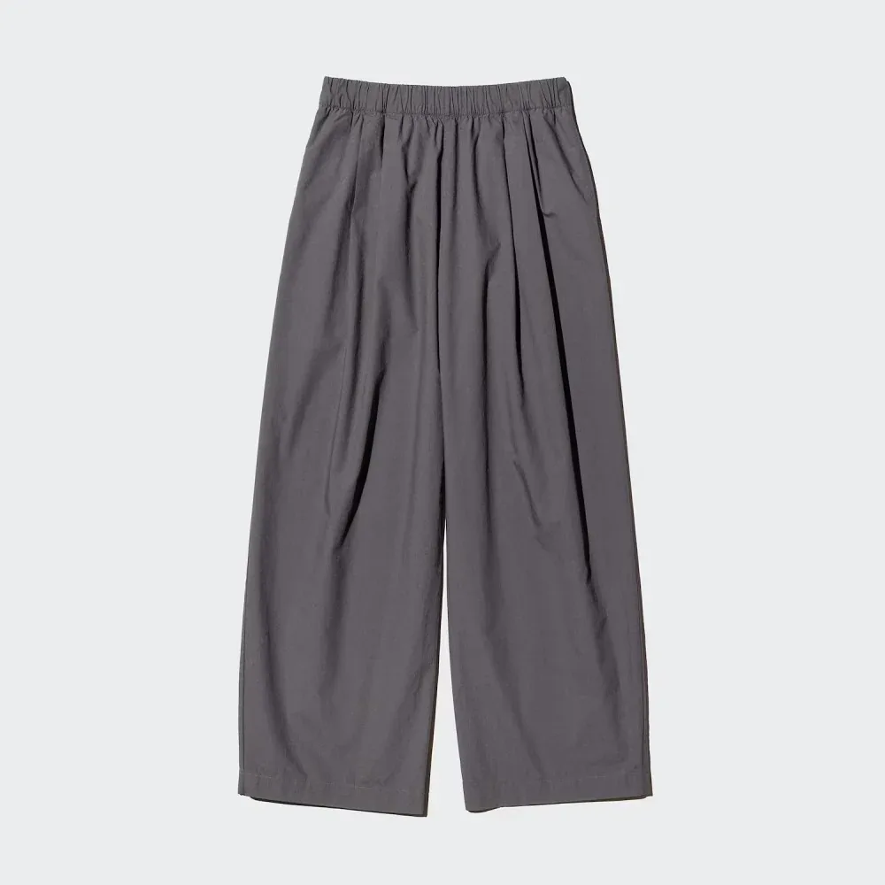 UniQlo Cotton Volume Easy Pants (Longer Length) 489684 Japan best brand