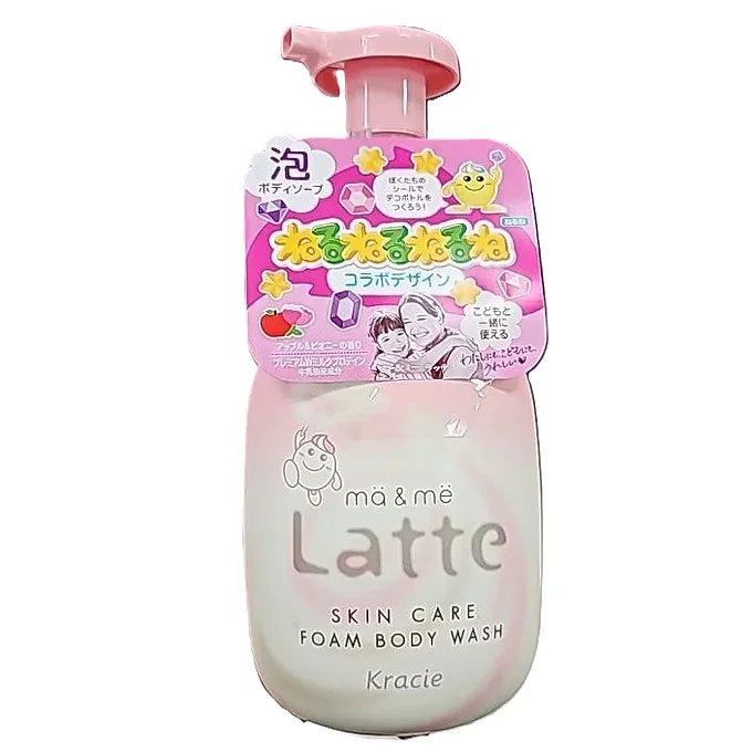 Kracie Ma & Me Latte Skin Care Foam Body Wash – 400 ml