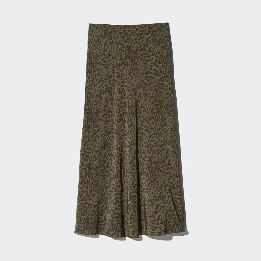 UniQlo Rayon Printed Long Skirt 484552 Japan best brand