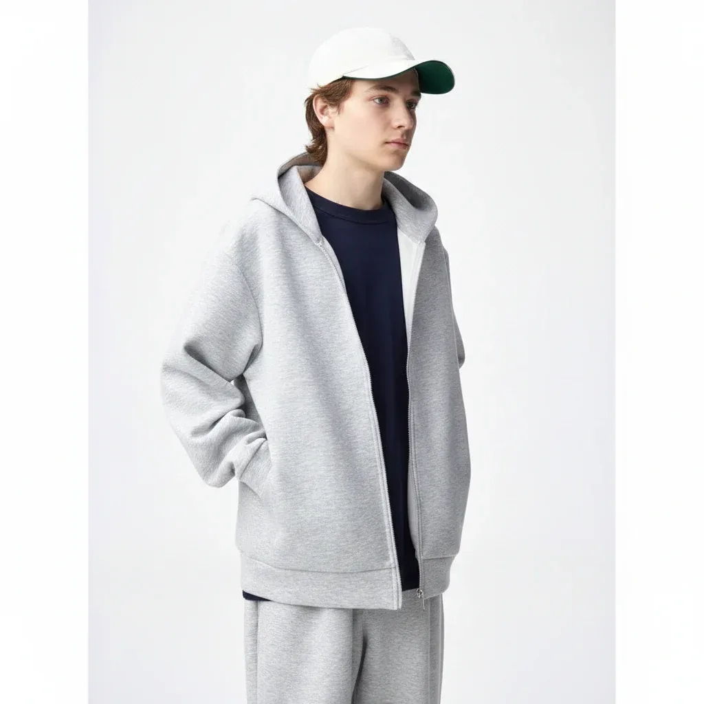 GU Puff Sweat Full-Zip Parka 357545 Japan best brand