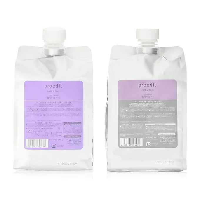 Proedit Bounce Fit Shampoo 1000ml / Bounce Fit Plus Treatment 1000ml (Choose Your Option)– Lebel