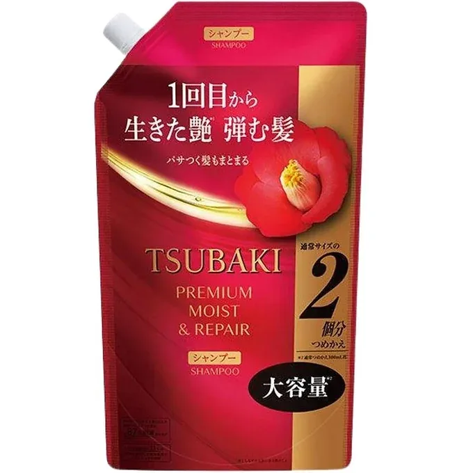 TSUBAKI Premium Moist & Repair Shampoo / Conditioner Refill (Choose Your Option)– 660 ml
