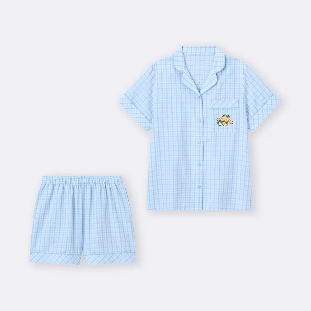 GU Sanrio Characters Pajama Set (Short Sleeves & Shorts) 360513 Japan best brand