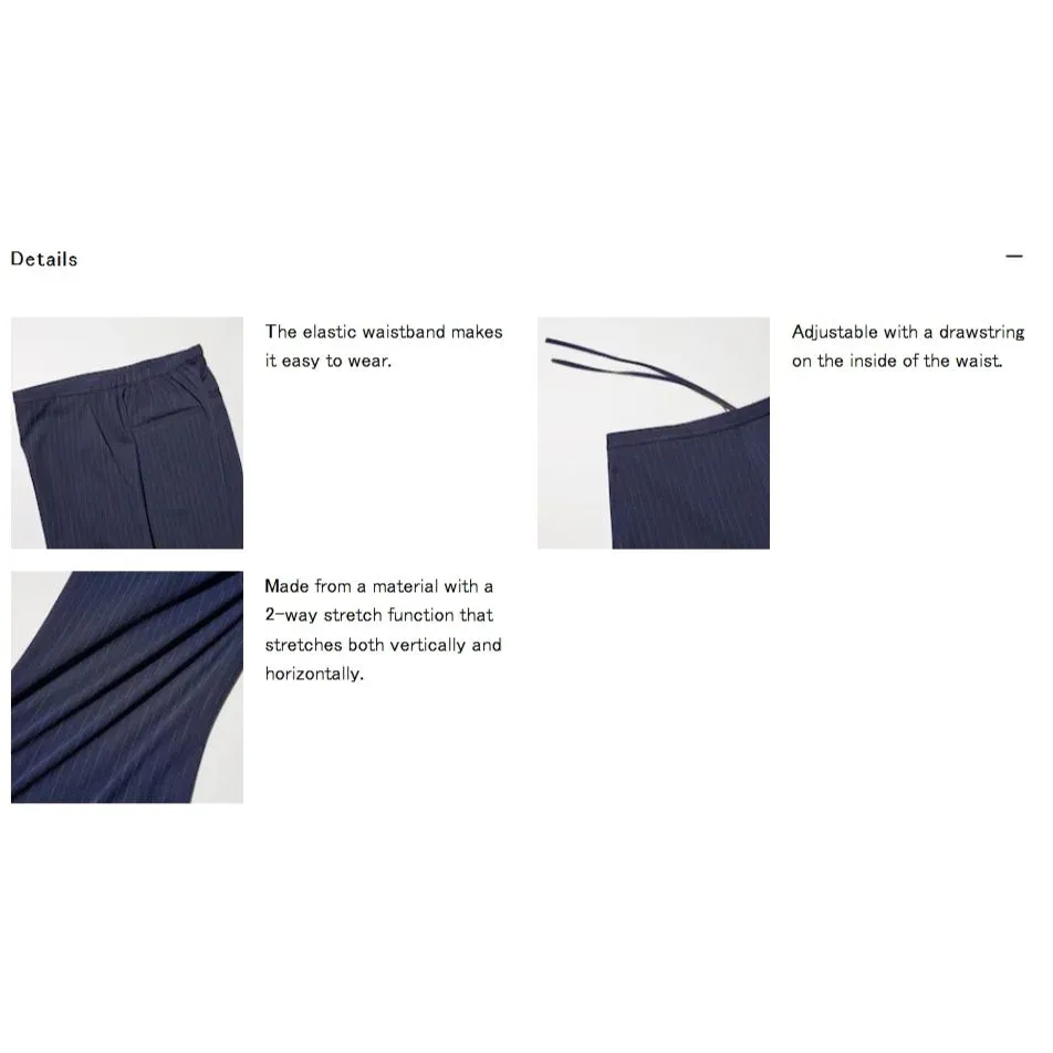 UniQlo Smart Easy Pants – Stripe 488866 Japan best brand