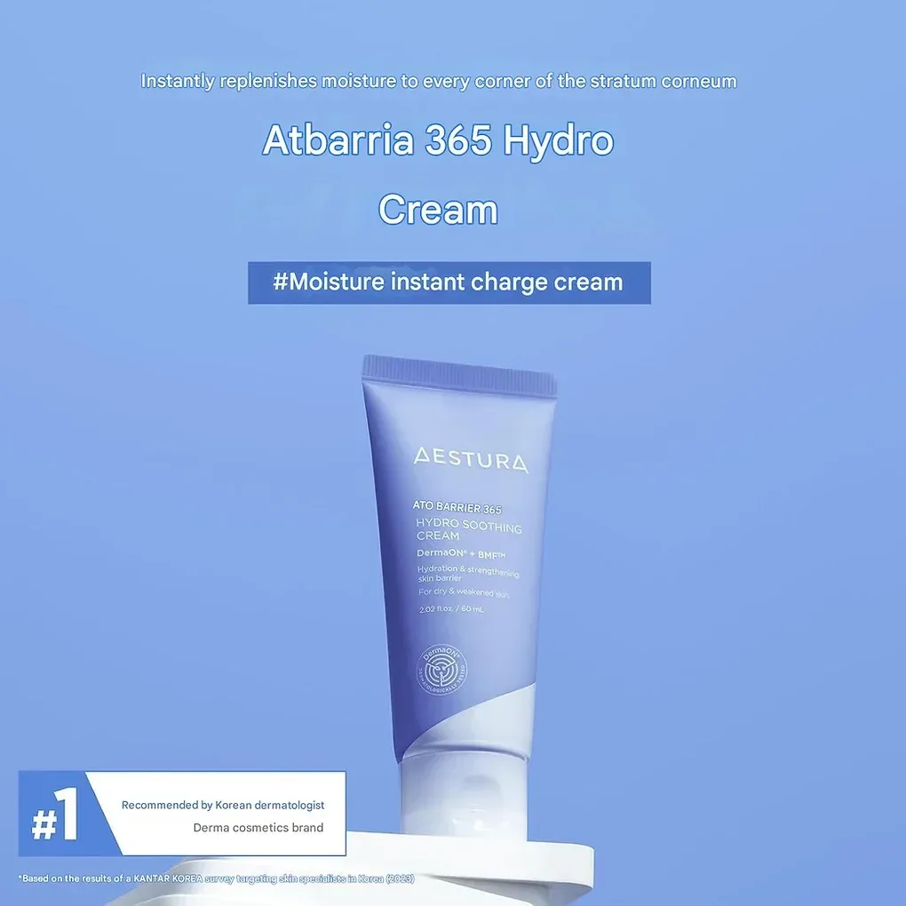 [AESTURA] Atbarrier 365 Hydro Soothing Cream 60ml Korean Cosmetics Moisture
