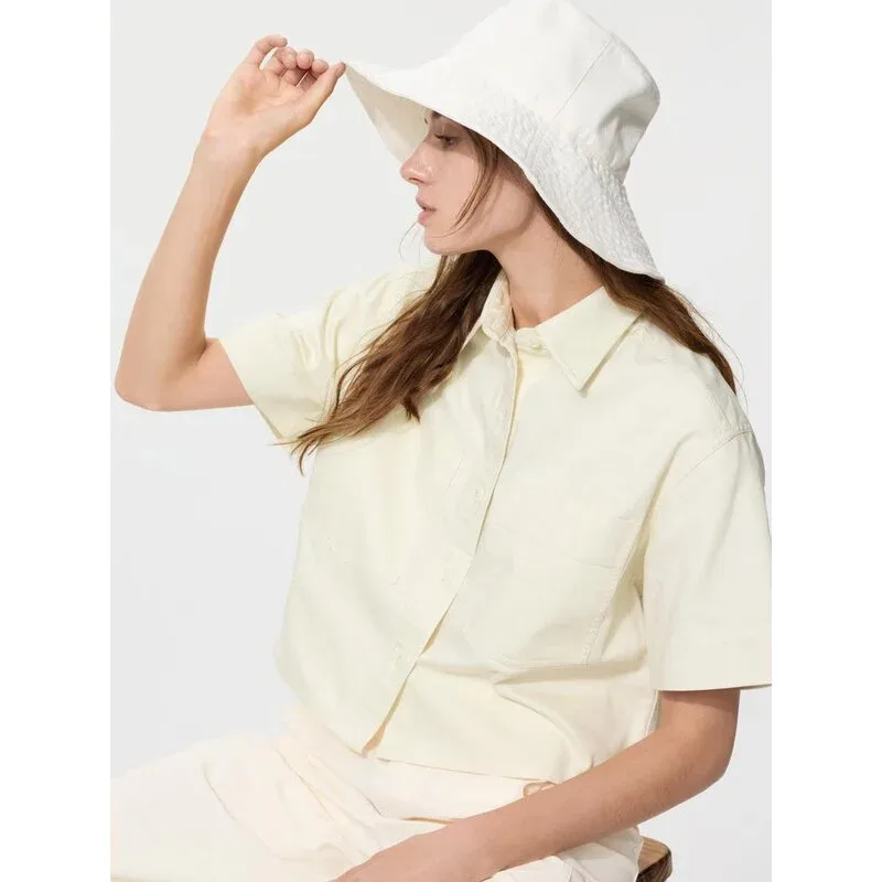 UniQlo UV Cut Cotton Linen Wide Brim Hat 482085 Japan Best Brand