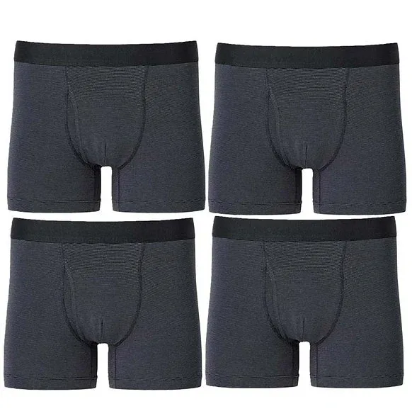 UniQlo Cotton Boxer Briefs (With Front Opening) 479496 Japan best brand