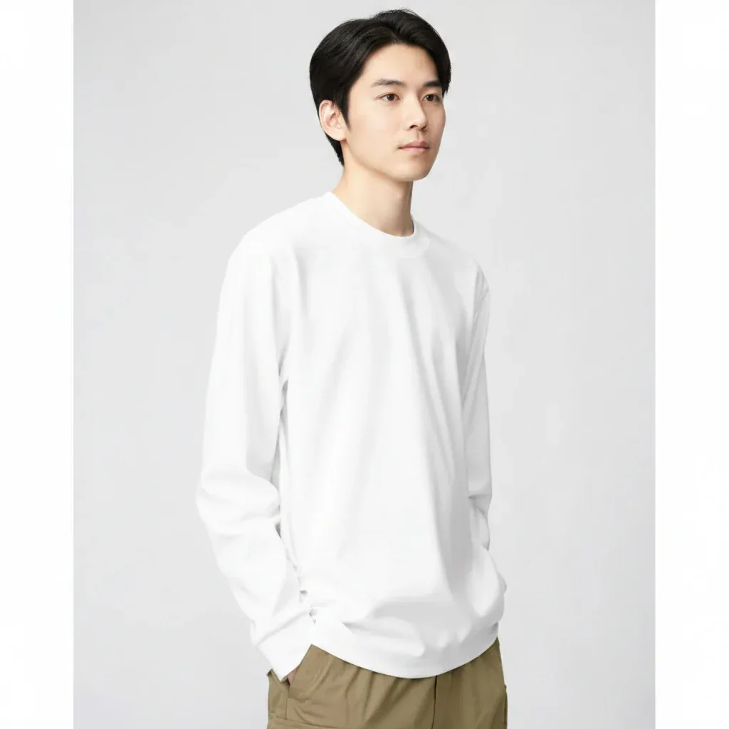 UniQlo AIRism Cotton Crew Neck T-Shirt – Breathable & Cool 479781