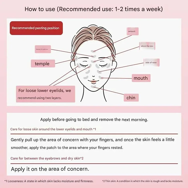 Hadabisei Eye Bag Needle Shots (6 Patches / 3 Doses)
