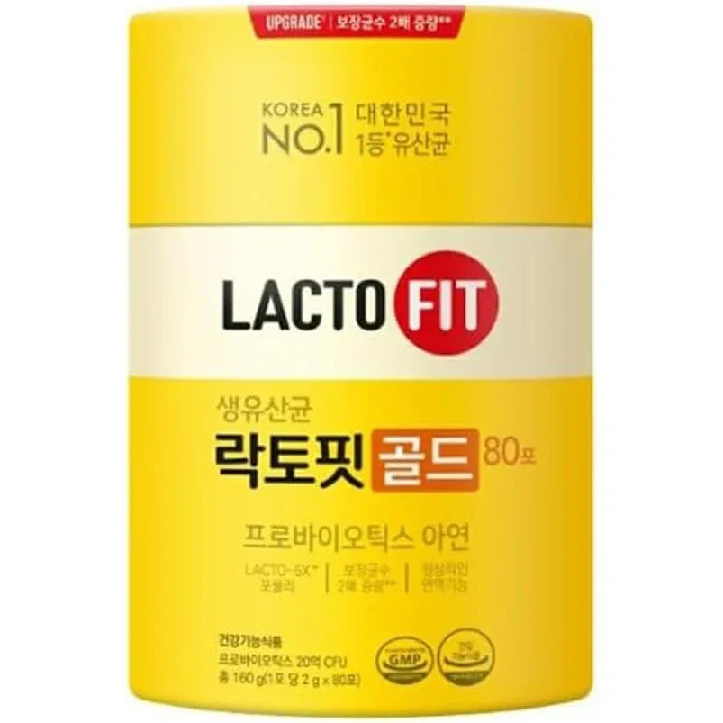 LACTO-FIT Probiotics Gold Chong Kun Dang Healthcare – 50 Sticks