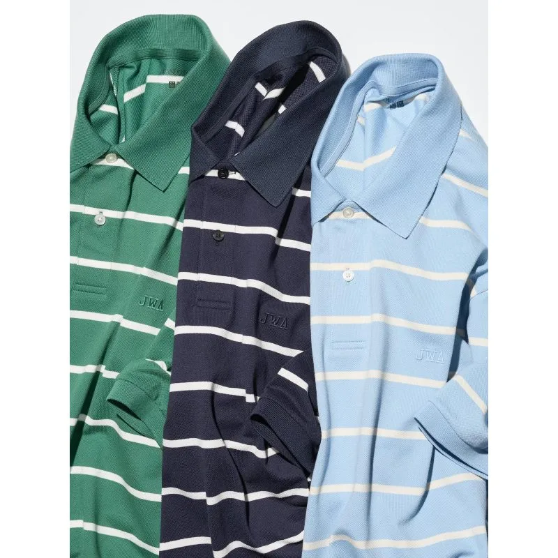 UniQlo Dry Kanoko Striped Polo Shirt 485565 (JW A) Japan best brand