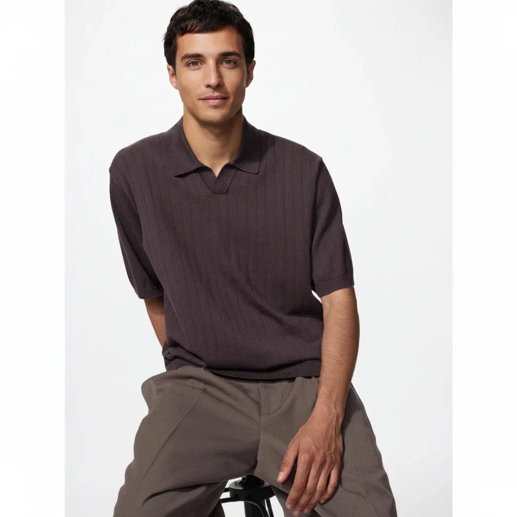 UniQlo Washable Skipper Polo Sweater 482328 Japan best brand