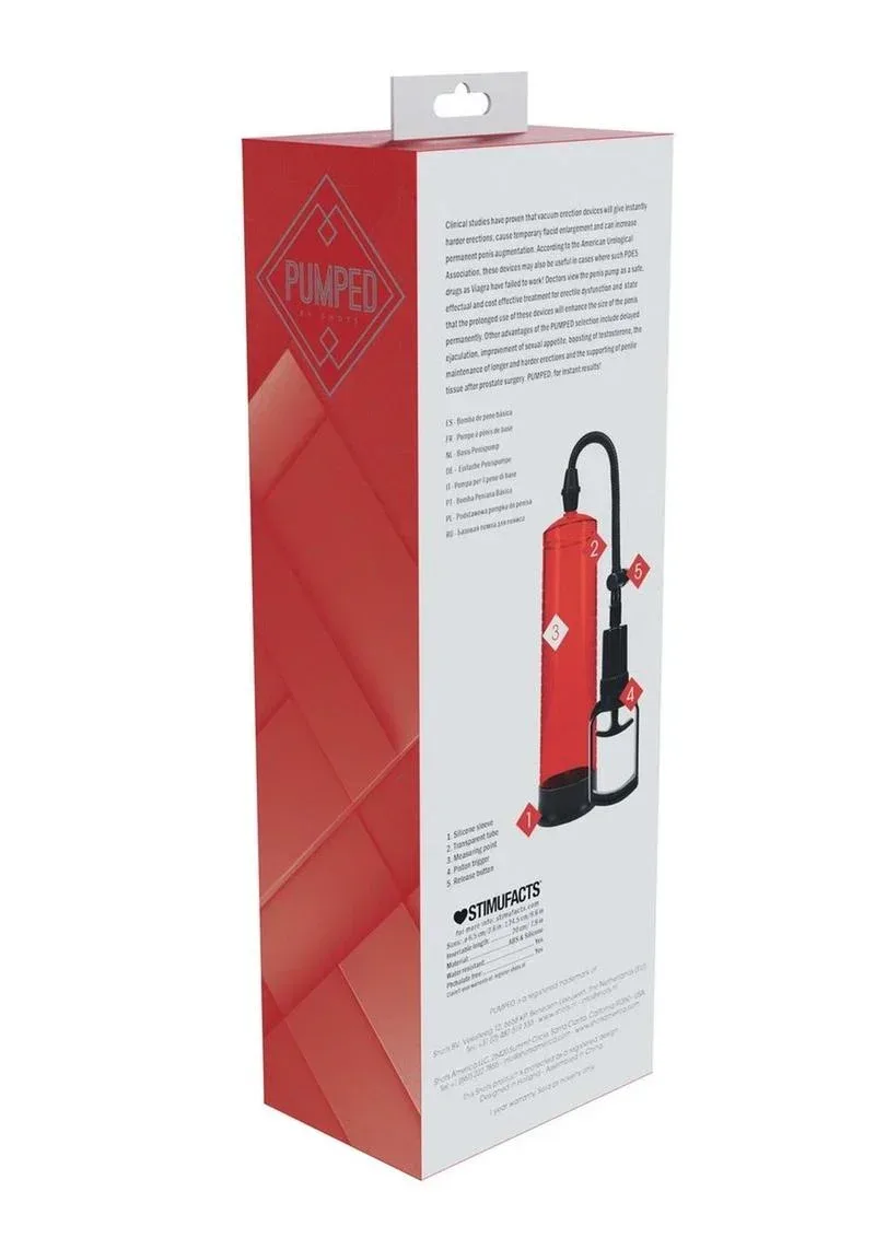 PUMPED - Basic Pump 1 - Water Resistant - Red