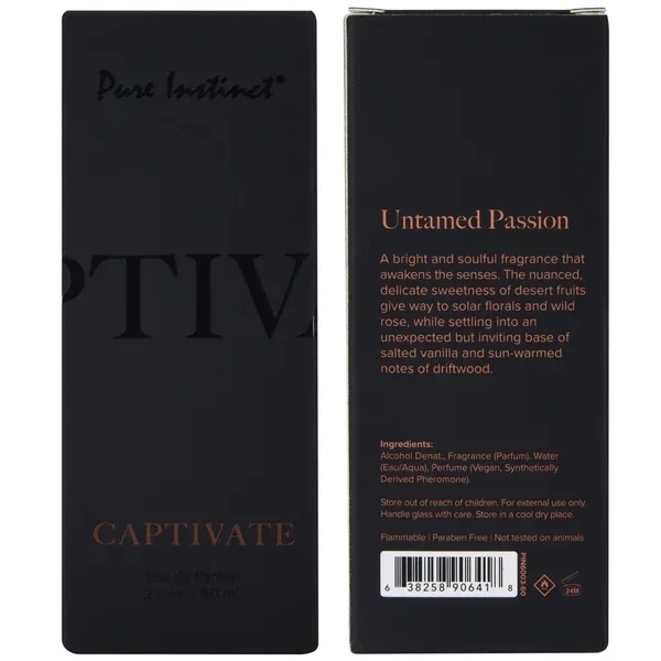 CAPTIVATE Men's Collection • Pheromone Infused Perfume