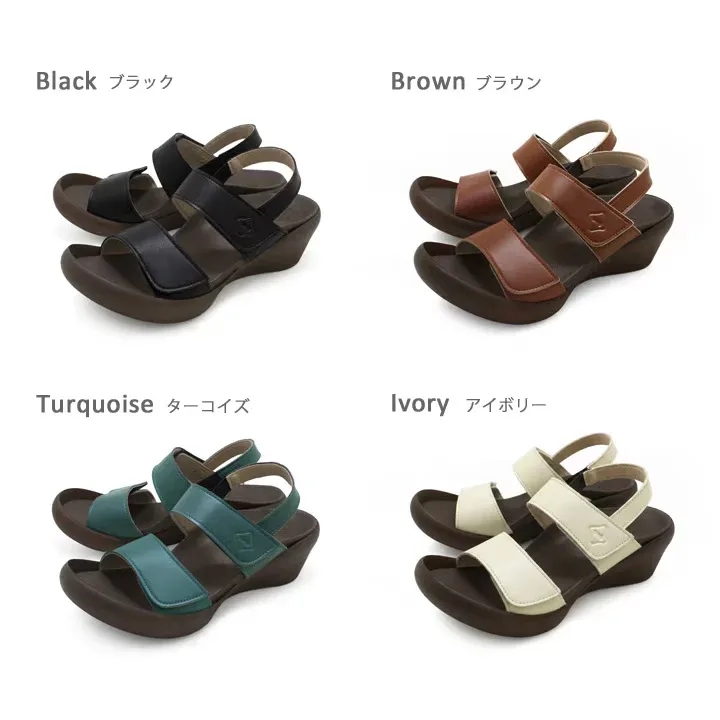 RegettaCanoe Women's Two-Strap Wedge Sandals - CJLW-5522A