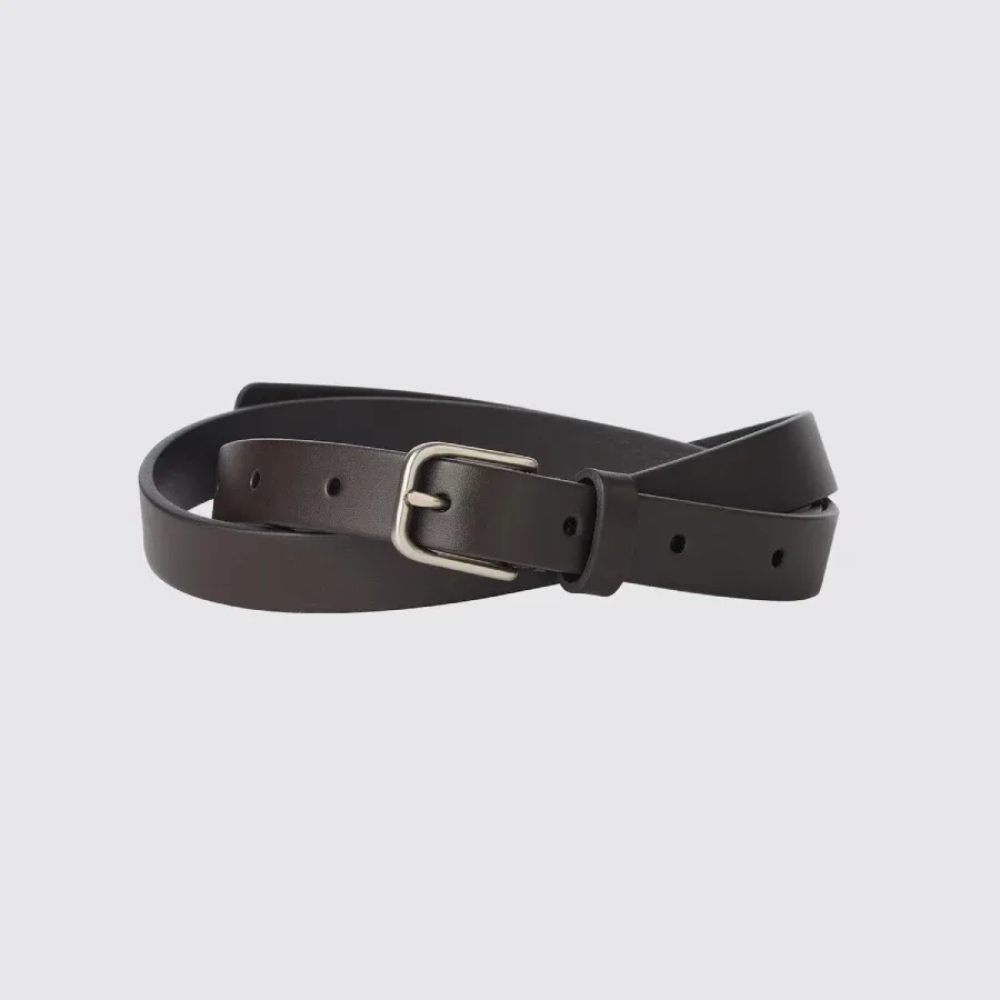 UniQlo Narrow Long Leather Belt Volpi Leather 484708 Japan best brand