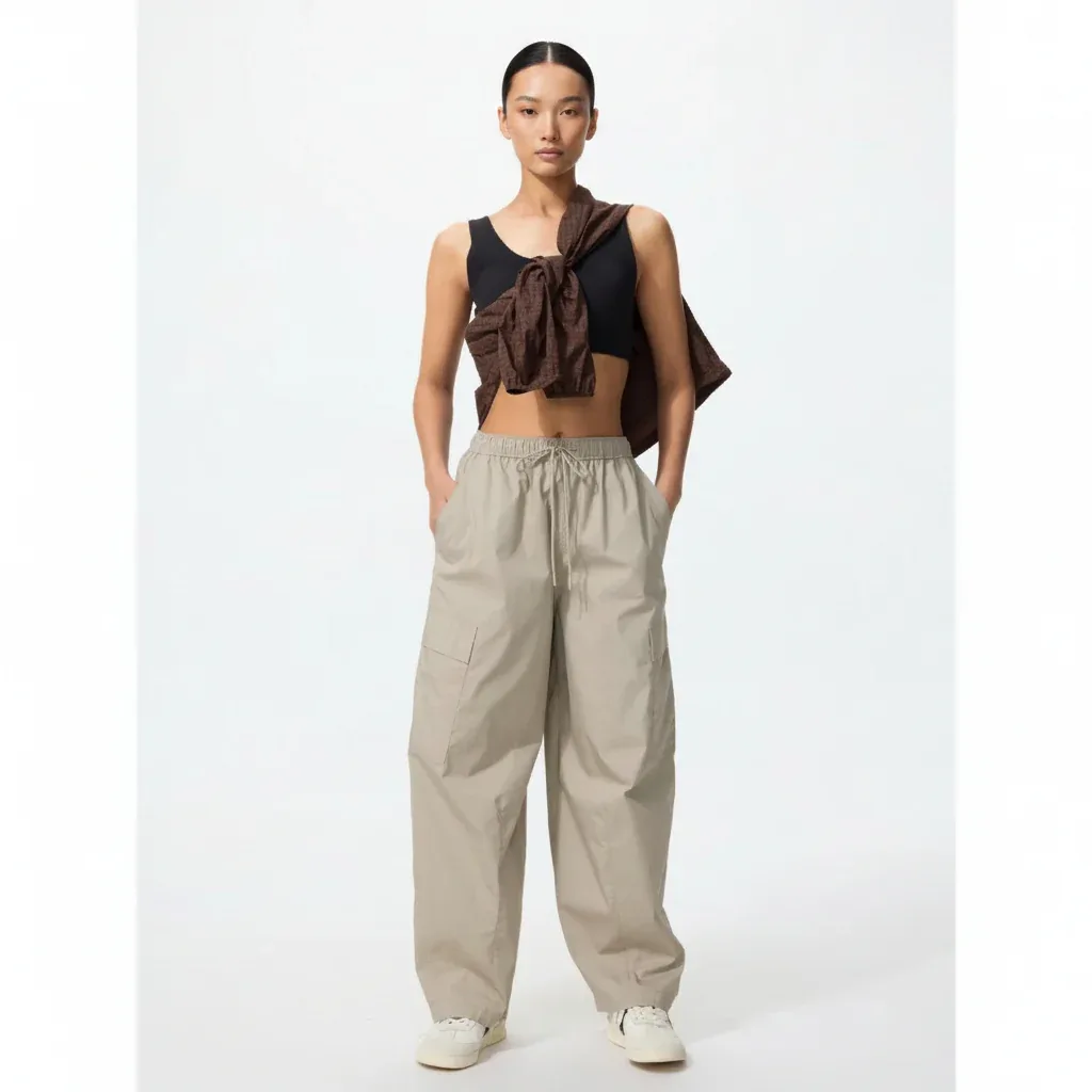 UniQlo Utility Volume Pants (Shorter Length) 488855 Japan best brand