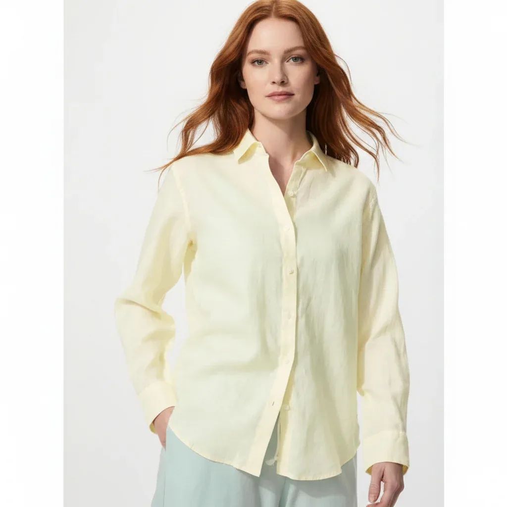 UniQlo Premium 100% European Linen Shirt – Relaxed Fit 475647 Japan best brand