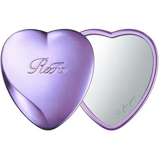 ReFa HEART MIRROR – Portable Beauty Mirror 5.8x 7.6 cm