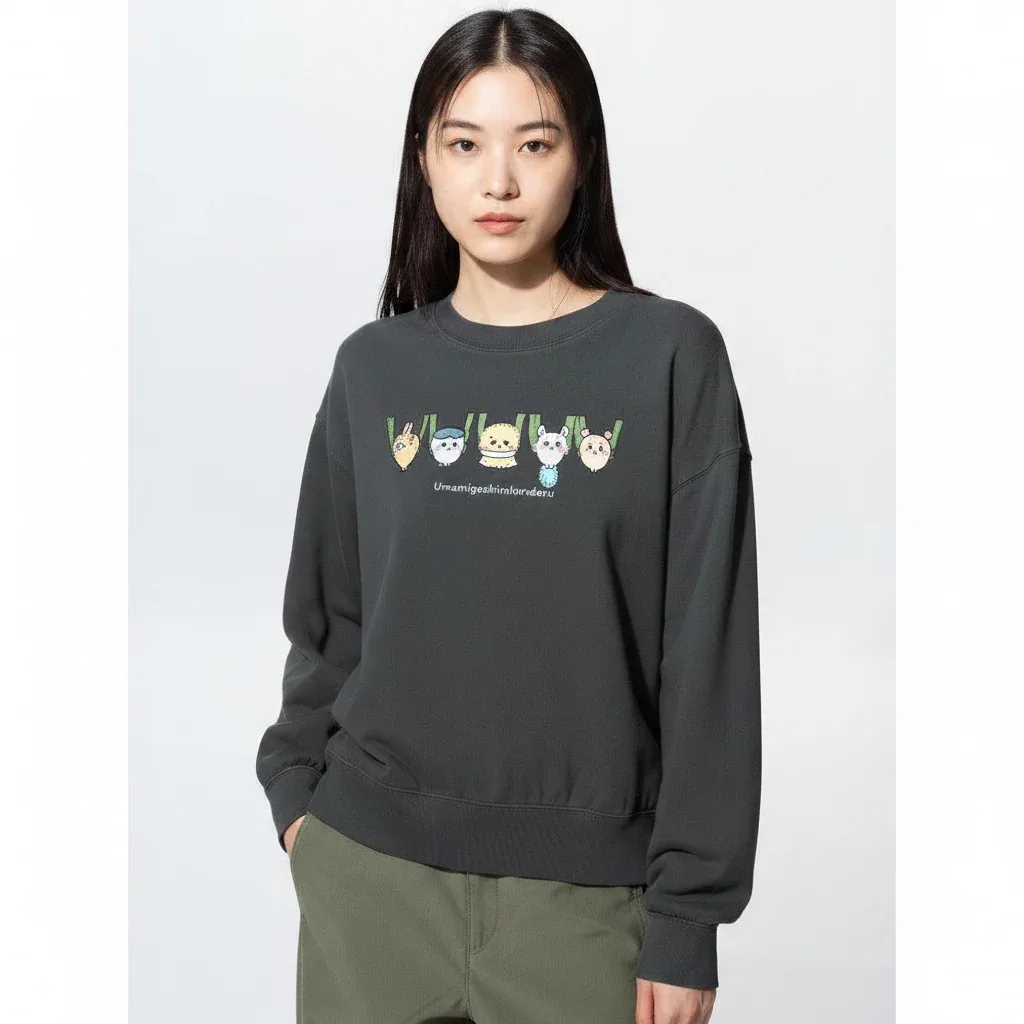UniQlo Chiikawa Sweatshirt 491209 Japan best brand