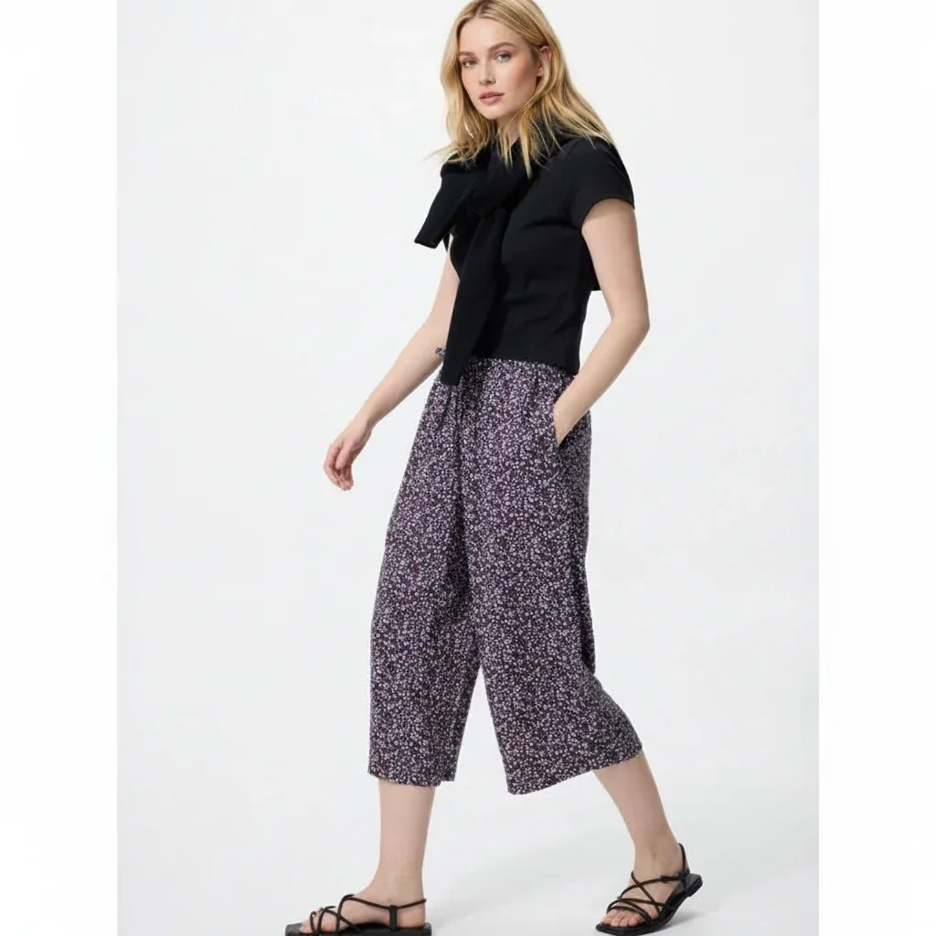 UniQlo Rayon Relax Shorts (Rayon Rilaco) 484118 Japan best brand