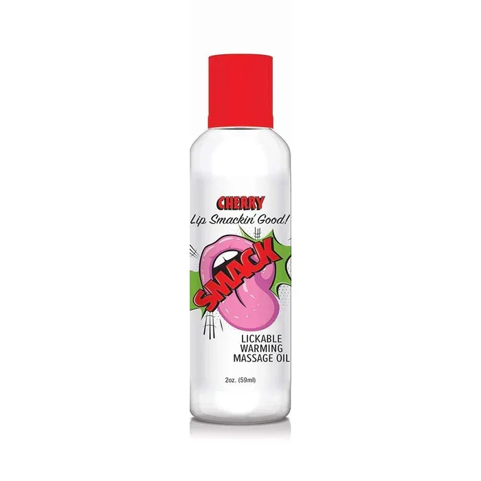 SMACK Lickable Massage Oil Cherry 2 oz.