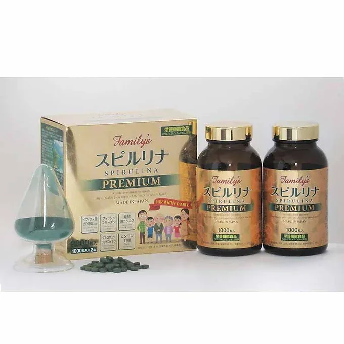 Family’s Spirulina Premium – 2,000 Tablets (1,000 Tablets x 2 Bottles)