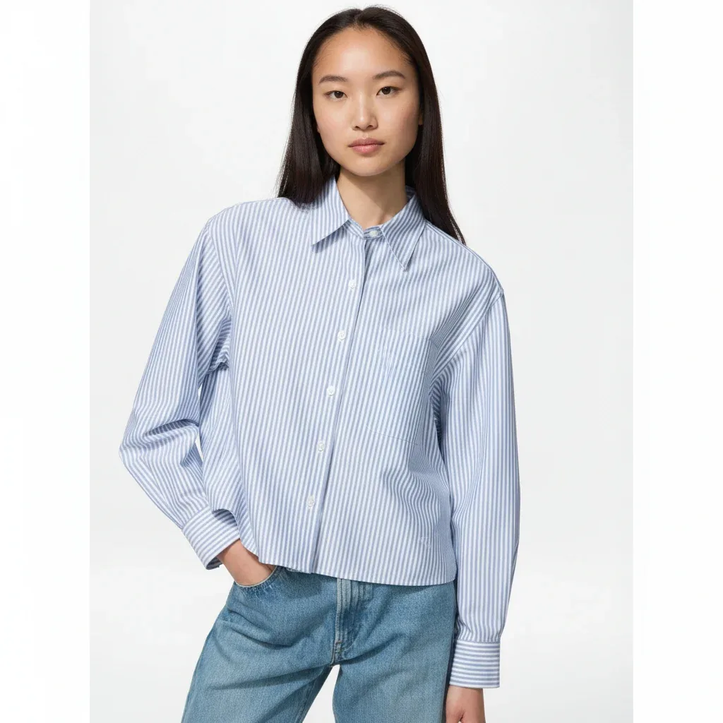 UniQlo Oxford Shirt / Stripe – 491380 Japan best brand