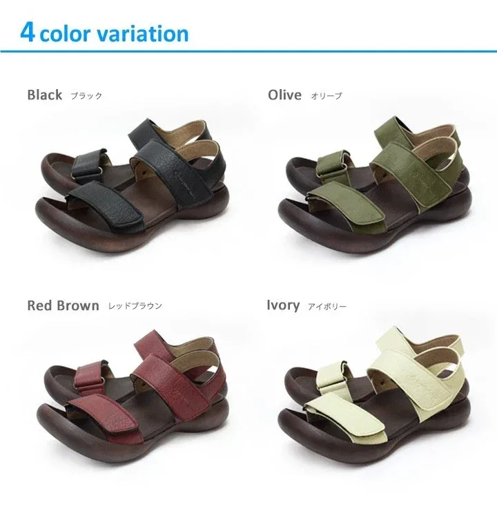 RegettaCanoe Men's Belted Velcro Sandals - CJFD-5332A
