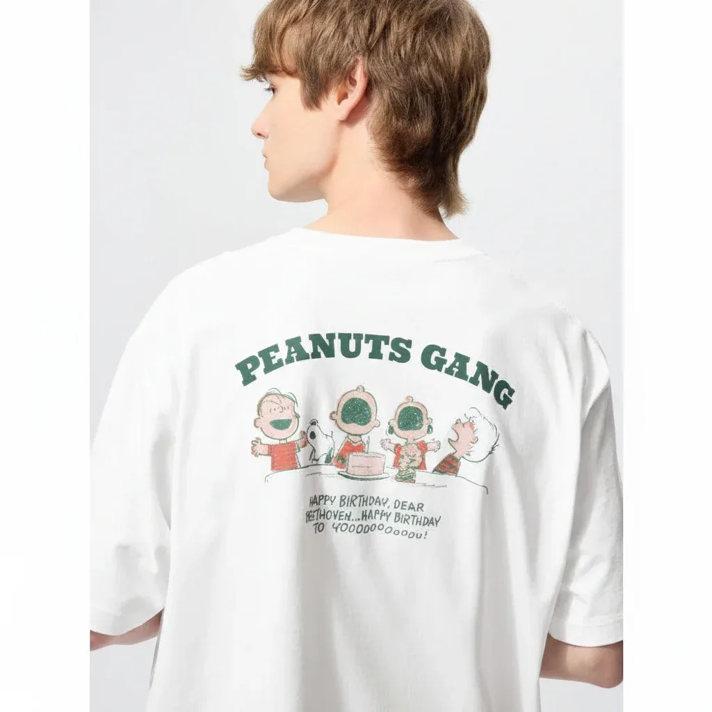 UniQlo Peanuts UT Relax Fit T-Shirt 485036 Japan best brand
