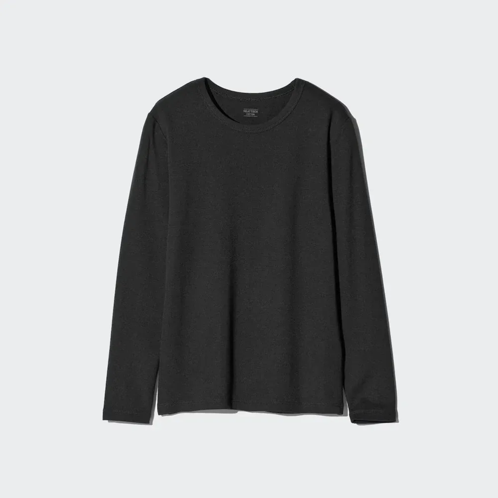 UniQlo Ultra Warm Heattech Cotton Crew Neck T 485833 Japan best brand